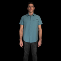 Mens Departure Short-Sleeve Button Down